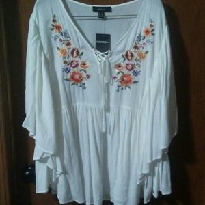 Forever 21+ Woven Top